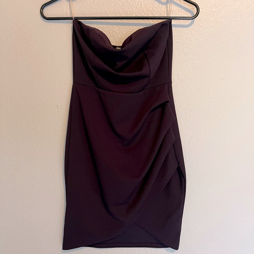 Charlotte Russe Purple Strapless Dress Size S